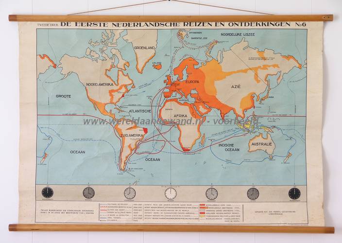 wandkaart schoolkaart schoolplaat