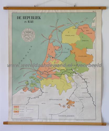 wandkaart schoolkaart schoolplaat